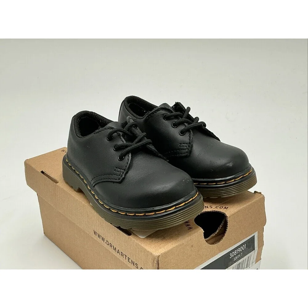 Dr. Martens 1461 30819001 Oxford Toddler US 7 Black Softy Leather Shoes Ebay1219